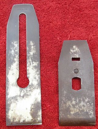 Chip Breaker & Cutter Iron Woodworking Plane Parts - Stanley Bailey No.  4