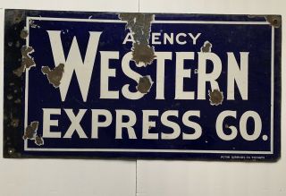 Western Express Co Two Sided