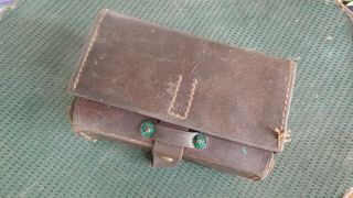 browning bar 1918 leather pouch tool box wwII 2