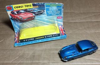 Corgi Toys 4.  2 Litre Jaguar E Type 2,  2 335 In Package