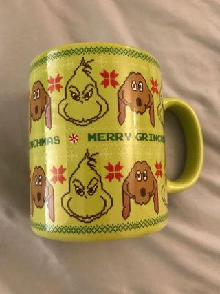 Under $10.  00 Dr Seuss Coffee Mug How The Grinch Stole Christmas Green Cup