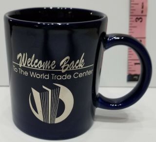 Welcome Back To The World Trade Center Coffee Cup Mug 1993
