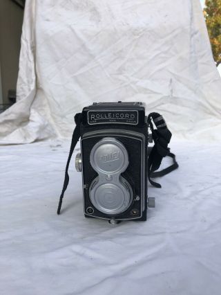 Vintage Rolleicord Drp Drgm Box Camera W/ Franke & Heidecke Lens