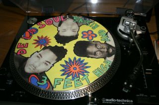12 " Vinyl Record Slipmat De La Soul Hip Hop Rap 12 " Lp