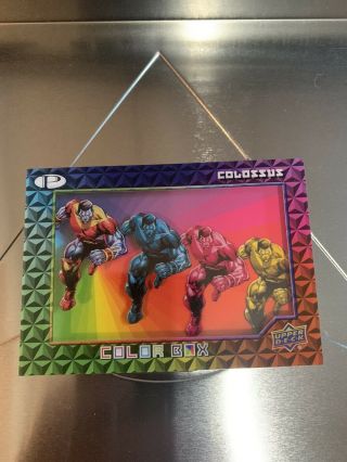 2019 Upper Deck Marvel Premier Colossus Color Box Insert Cb - 3