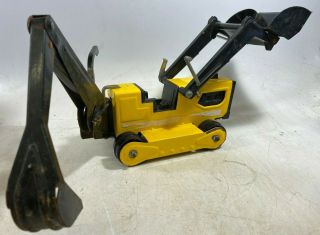 Vintage Metal Tonka Bulldozer,  Backhoe Construction Toy