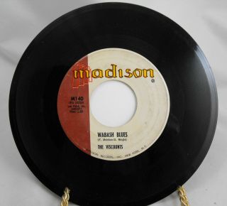 The Viscounts - Wabash Blues & So Slow - 45 Rpm - Vg,  To Exc