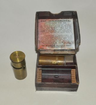 2 X Miniature Simple Pocket Microscope.