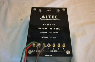 Vintage Altec Lansing N 800 D Dividing Network Crossover 800 Cycle 16 Ohms