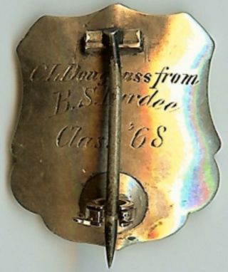 Sigma Delta Phi Or Vitruvian fraternity pin From Dartmouth College 1868 2