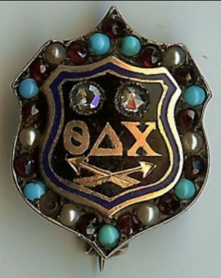Theta Delta Chi Fraternity Pin From The 1880s.