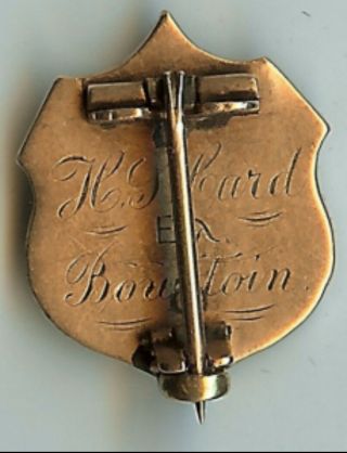 Theta Delta Chi Fraternity Pin From The 1880s. 2
