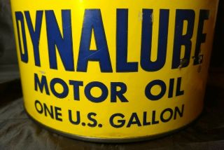 Rare SUNOCO DYNALUBE MOTOR OIL • ONE U.  S.  GALLON • Full/Unopened 2