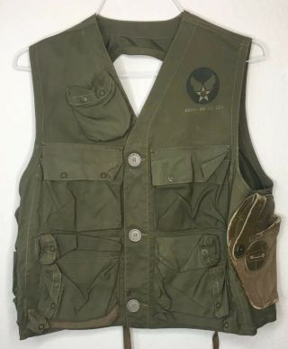 Wwii Us Army Air Forces Pilot Emergency Sustenance Type C - 1 Flight Vest