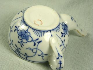 Antique German Blue Onion Porcelain Medicine Cup / Invalid or Infant Feeder 3