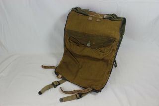 World War 2 German Rucksack with US WW2 Backpack Straps 2
