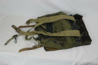 World War 2 German Rucksack with US WW2 Backpack Straps 3