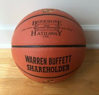Berkshire Hathaway Shareholder Warren Buffett Very Limited Basketball Ball -