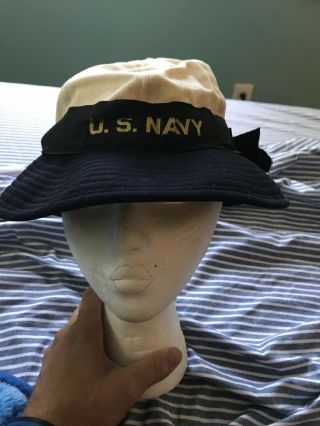 Daisy Mae Ww2 Us Navy Women’s Waves Service Hat Size 21.  5