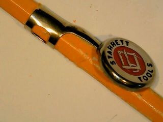 L S Starrett Tools Advertising Pencil / Pocket Clip