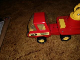 Toy Tonka Metal Fire Truck With Ladder Fire Engine Number 23 From 1970 2