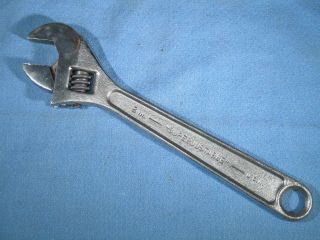 Vintage J.  H.  Williams 8 " Superjustable Forged Alloy Adjustable Wrench Usa Tool