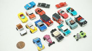 18 Micro - Machines Street Cruizers Convertibles Model T By Galoob & 2 Road Champs
