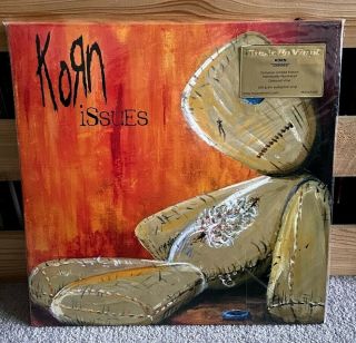 Korn Issues Rare Limited Edition Orange & Yellow Marbled Vinyl Hard To Find