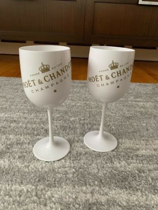 Moet And Chandon Ice Imperial Acrylic White Edition Champagne Glass