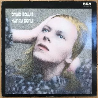 David Bowie ‎–hunky Dory 12” Vinyl Lp Rock Glam Classic Rock Ints 5064 Near