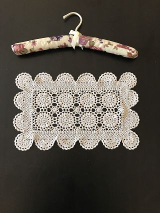 Vintage Crochet Grandmother Doily For Table Decor Cover White
