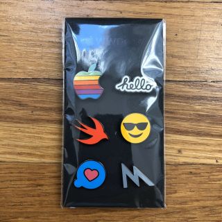 Apple Wwdc 2017 (wwdc2017) Pin Set - 6 Pins - Cool Face,  Hello,  Swift,  - Rare