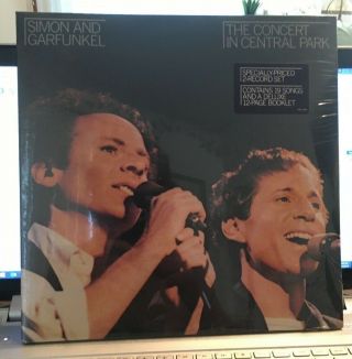 The Concert In Central Park By Simon & Garfunkel (vinyl,  1982) Gatefold 2 Lps