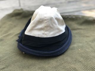 Daisy Mae WW2 US Navy Women’s WAVES Service Hat Seersucker Size 22 1/2 3