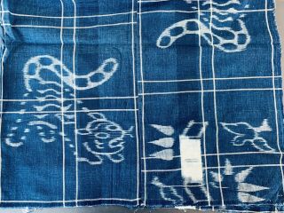 Vintage Japanese Indigo Cotton Futon Cover (x15)
