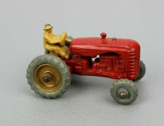 Matchbox Lesney 1957 Massey Harris Tractor 4b - Made In England