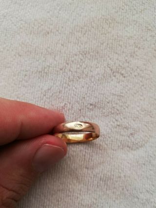 Gold Ring Of 56 Tests 2.  56 Grams Tsarist Russia 19th Century