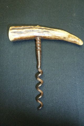 Vintage English Horn/ Antler Corkscrew…