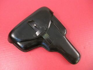 Post - Wwii German Leather Holster For Fn Browning 1935 Hi Power Pistol - Xlnt 2