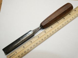 Old Wood Carving Tools Vintage Ward 3/4 " No 7 Sweep Straight Wood Carving Gouge