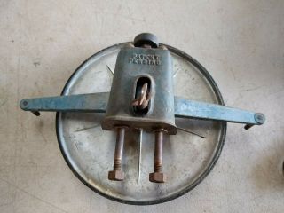Vintage Walker Turner Bandsaw Upper Blade Wheel Lbs - 2 Tensioner Assembly Lbs - 101