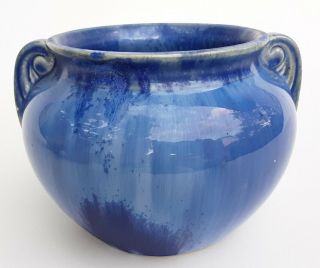 Stunning Vintage FULPER Pottery 4007 Vase/Urn Blue Flambe Glaze 1920 ' s 2