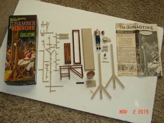Vintage 1964 Aurora " Guillotine " Scale Model Kit Chamber Of Horrors No.  800 - 98
