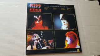 kiss - alive II - 2 x lp ',  poster - coloured vinyl - 2