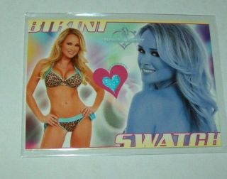 2007 Michelle Baena Worn Bikini Swatch Bench Warmer Card