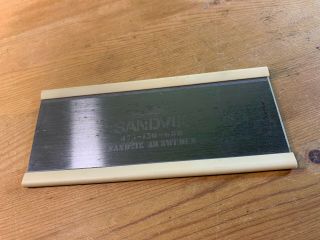Sandvik Card Cabinet Scraper 475 - 150 - 080 - Made In Sweden - 6 " X2.  5 "