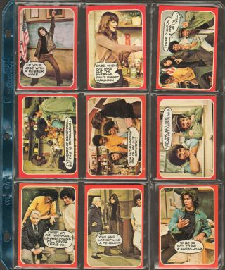 1976 Topps Welcome Back Kotter Complete Trading Card Set Of 53 Cards