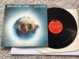 Jean Michel Jarre - Oxygene Lp Uk 1977 Polydor Orig Laminated Cover Ex/ex
