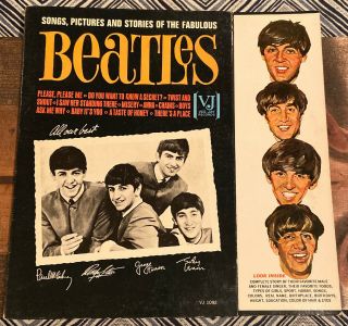 The Beatles “songs,  Pictures,  And Stories” Lp | Vee Jay Vj 1092 | Issue
