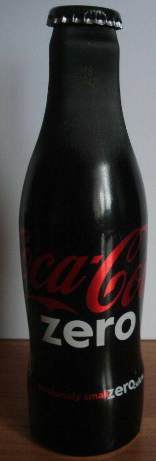 Coca Cola Bottle Aluminium Polish Zero Version Very Rare Full